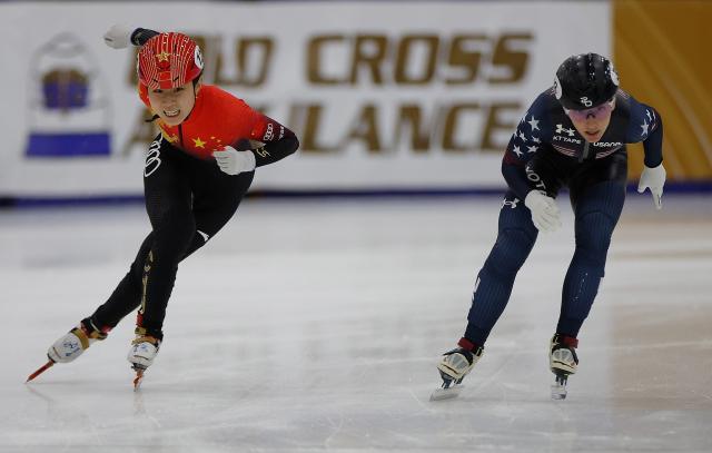 短道世界杯阿拉木图站中国获1银 单项夺金成奢望